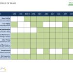 CHS Annual Schedule of Tasks